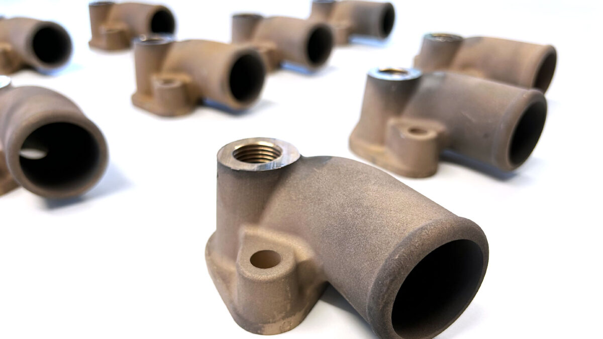 MAN bronze manifold